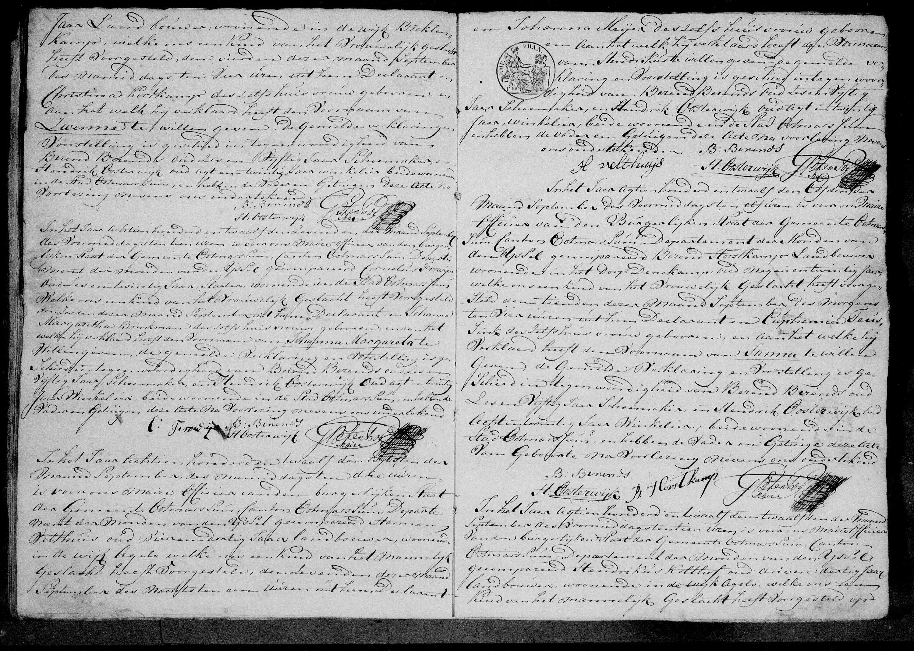 Geboorteakte van Johanna Margaretha Frowijn Geboorteakte van Johanna Margaretha Frowijn
