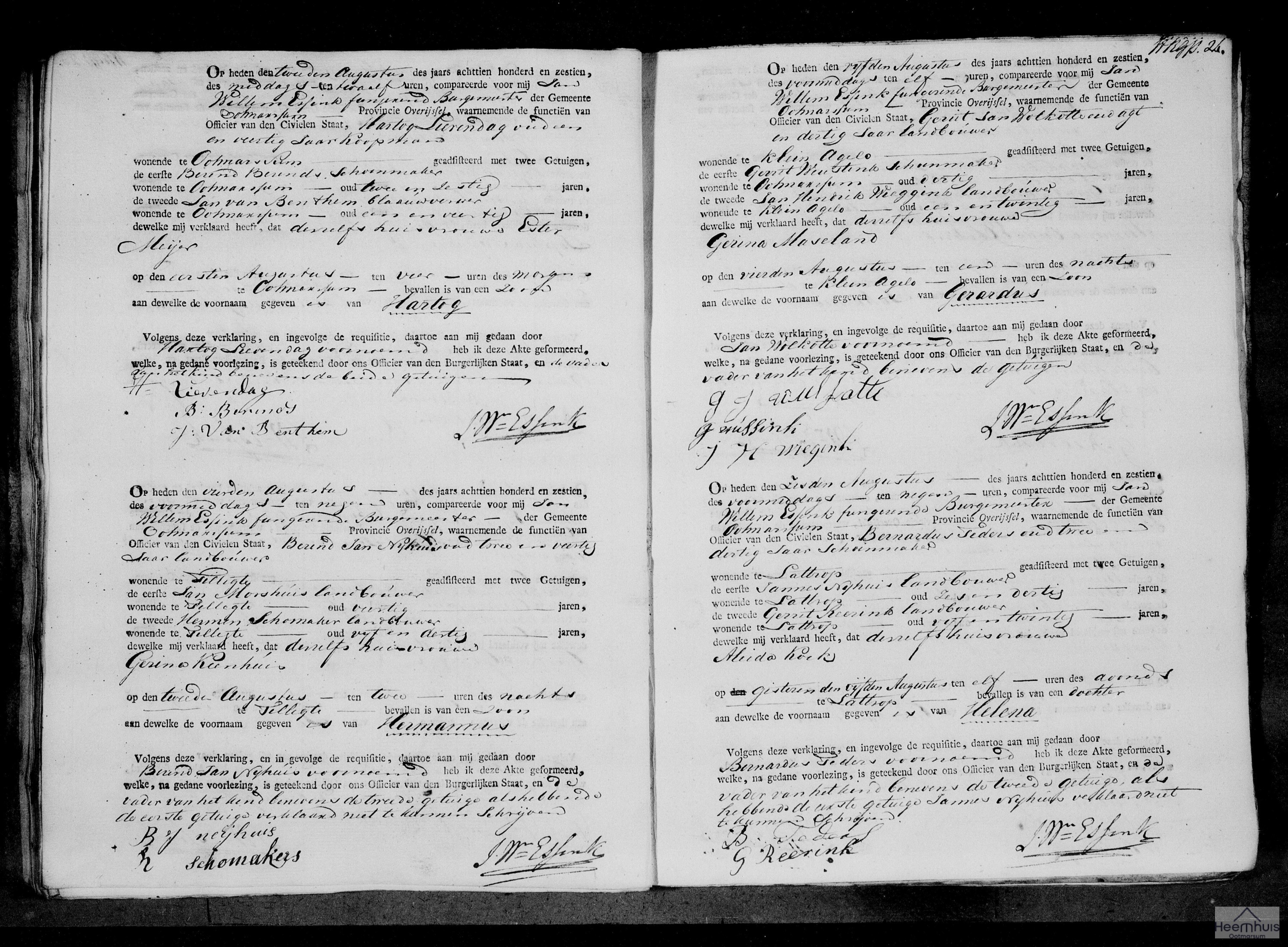 Geboorteakte van Helena Teders Geboorteakte van Helena Teders